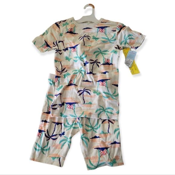 NWT Boys' 2pc Island Palm 100% Cotton Snug Fit Pajama Set - Cat & Jack™ - Picture 4 of 4